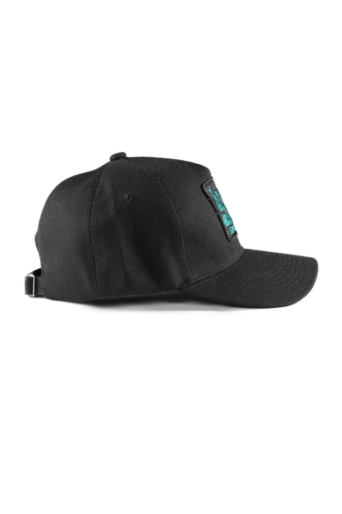 cappello sauerstoff nero verde lato