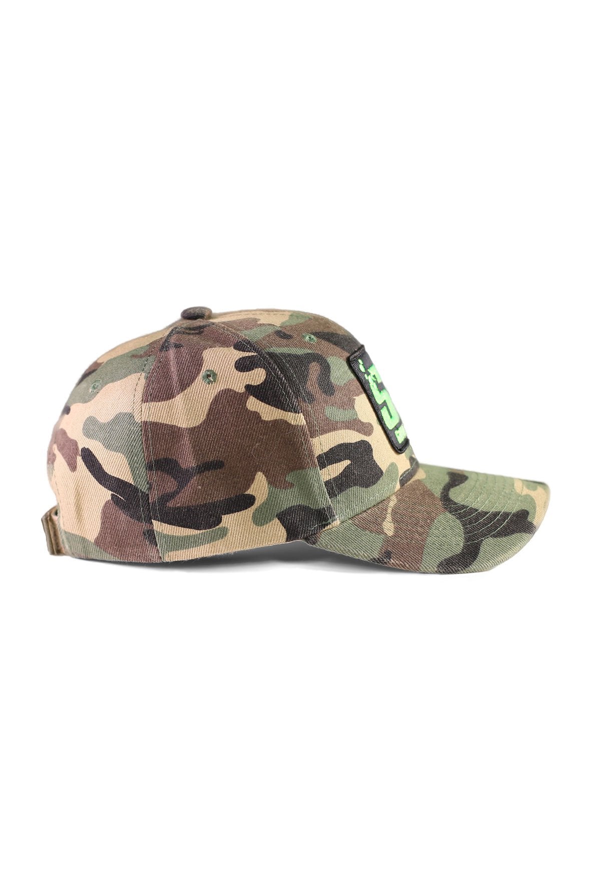 cappello sauerstoff camo verde lato