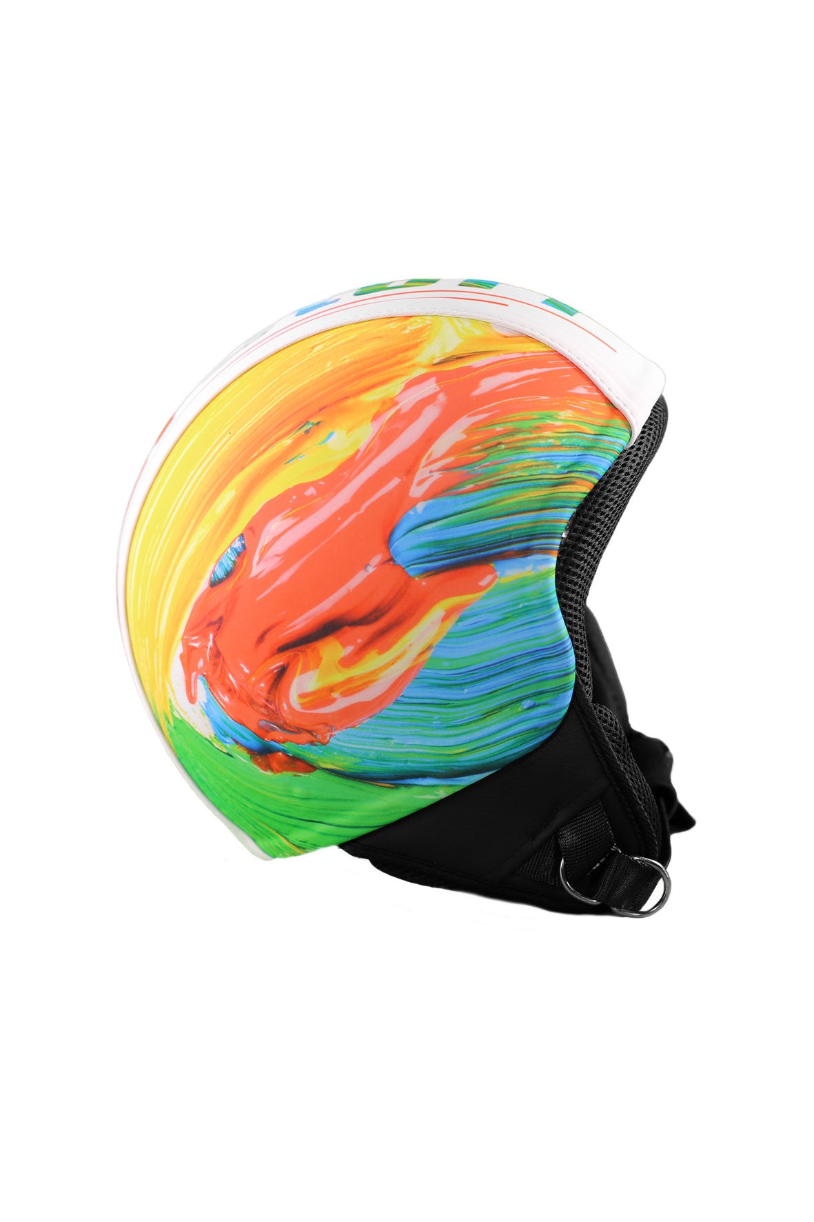 casco senza visiera brush lato destro