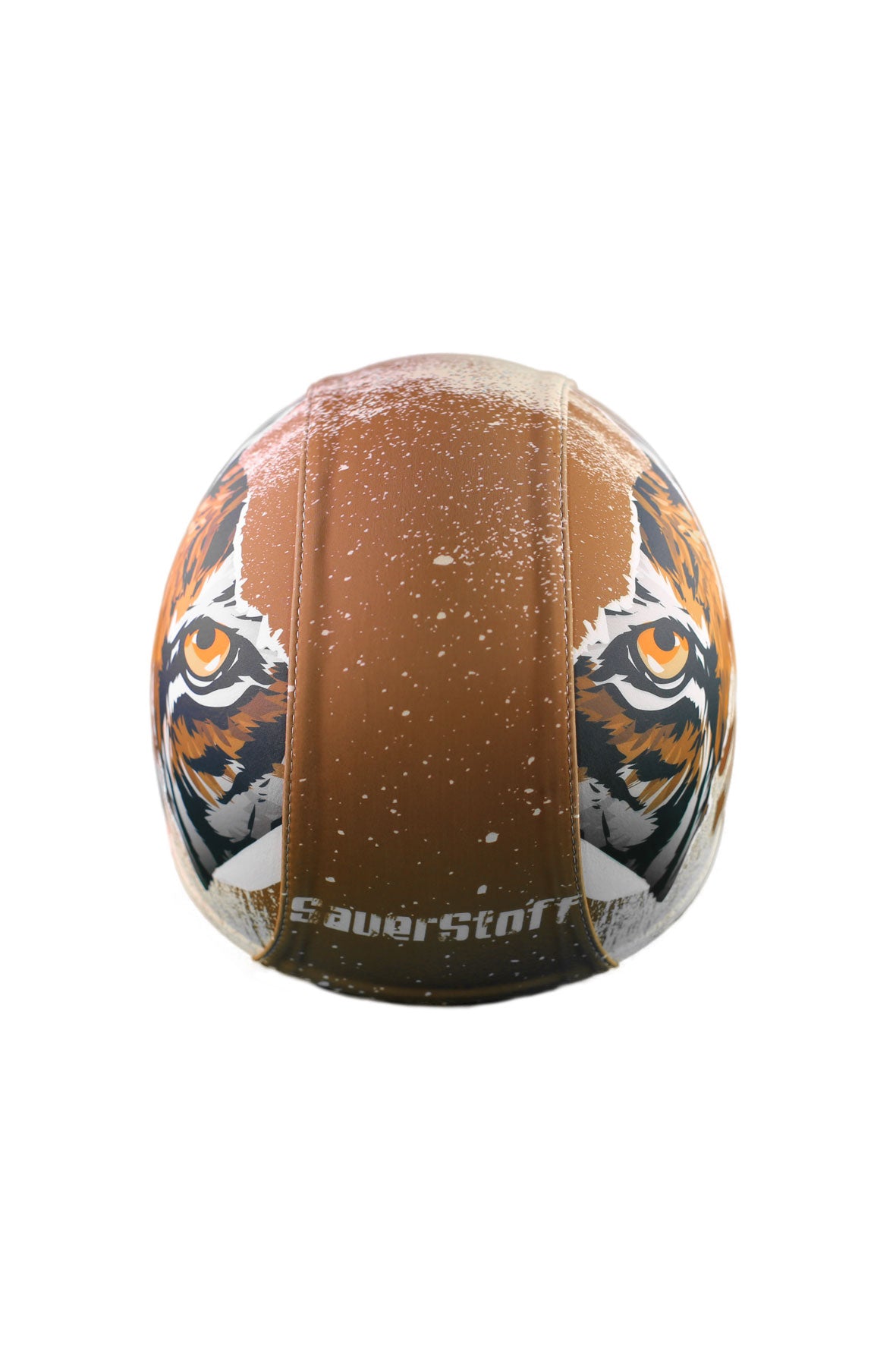 casco senza visiera  graffio della tigre dietro