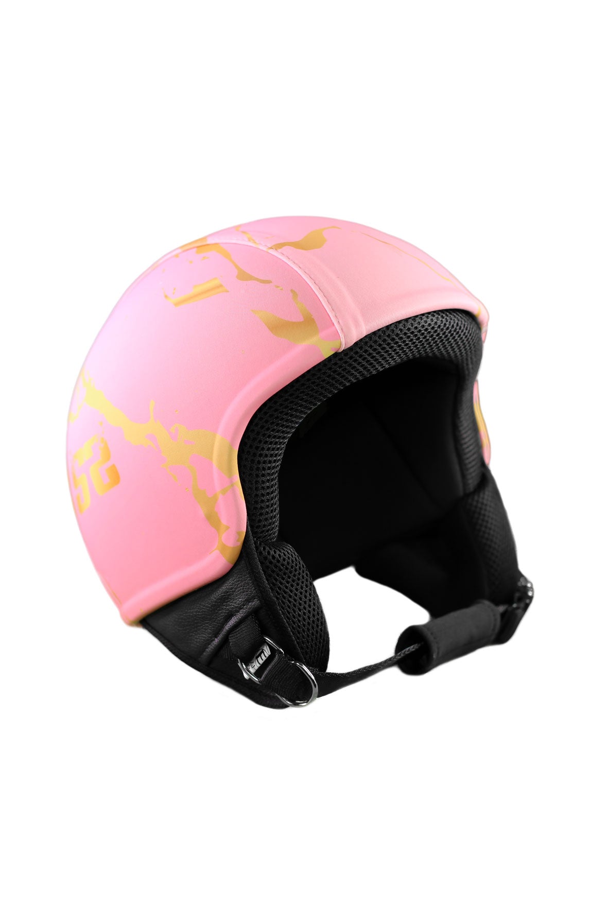 casco senza visiera marble rosa 