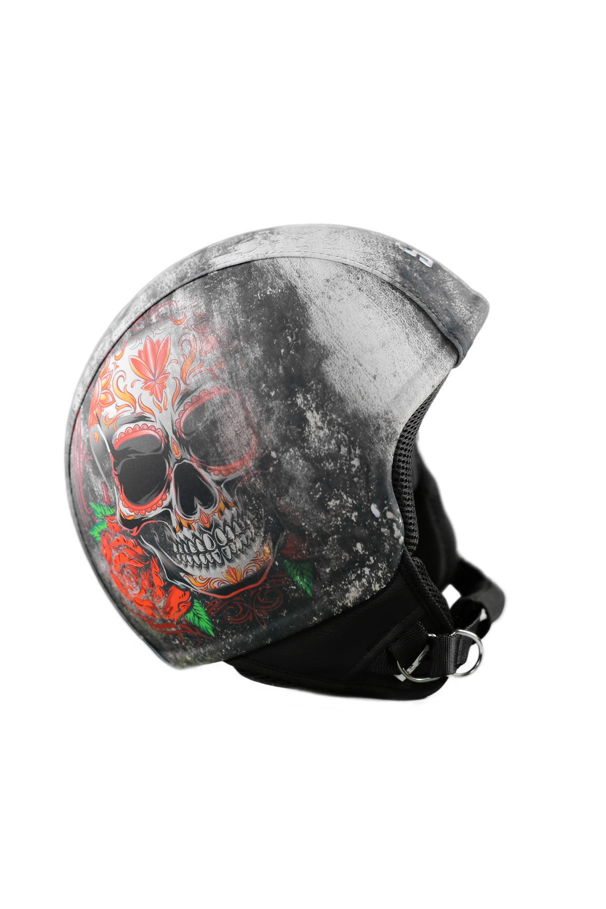 casco senza visiera skull divided lato destro