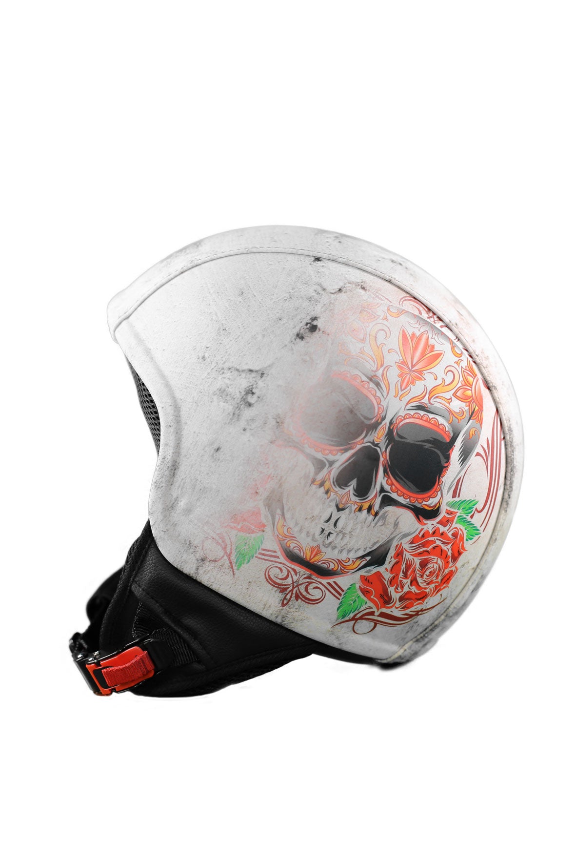 casco senza visiera skull divided lato sinistro 