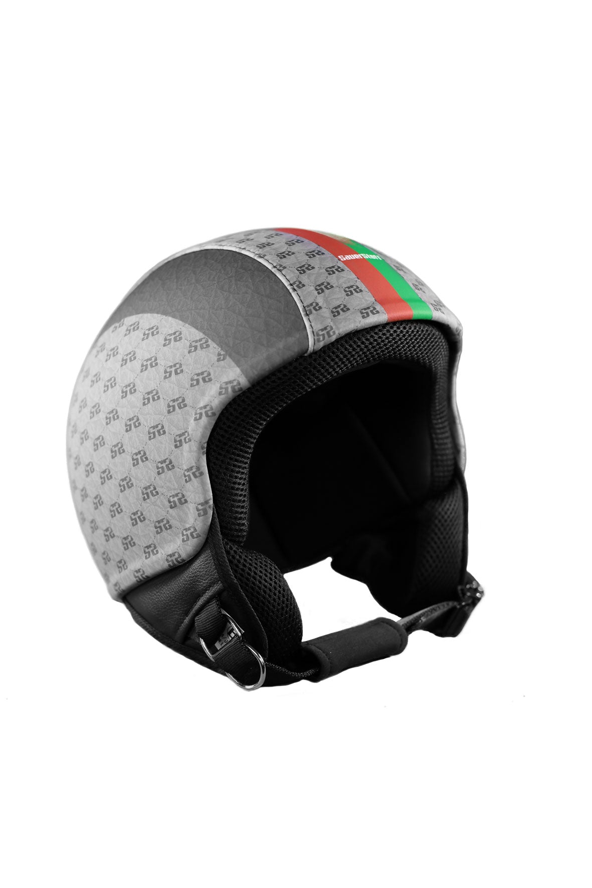 casco senza visiera stilizzato nero