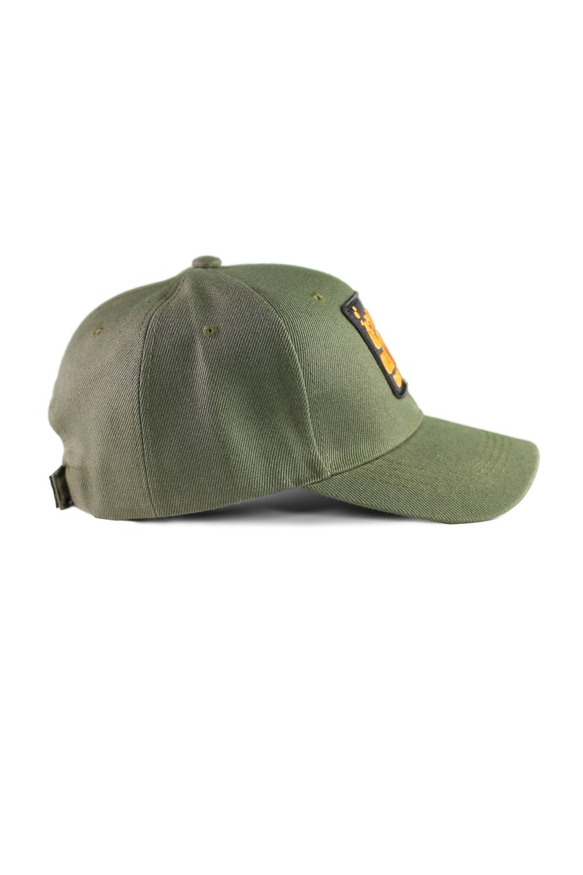 cappello sauerstoff verde arancione lato