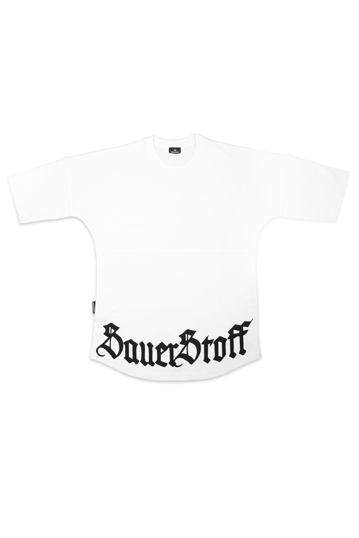 t shirt autunno inverno over sauerstoff scritta 