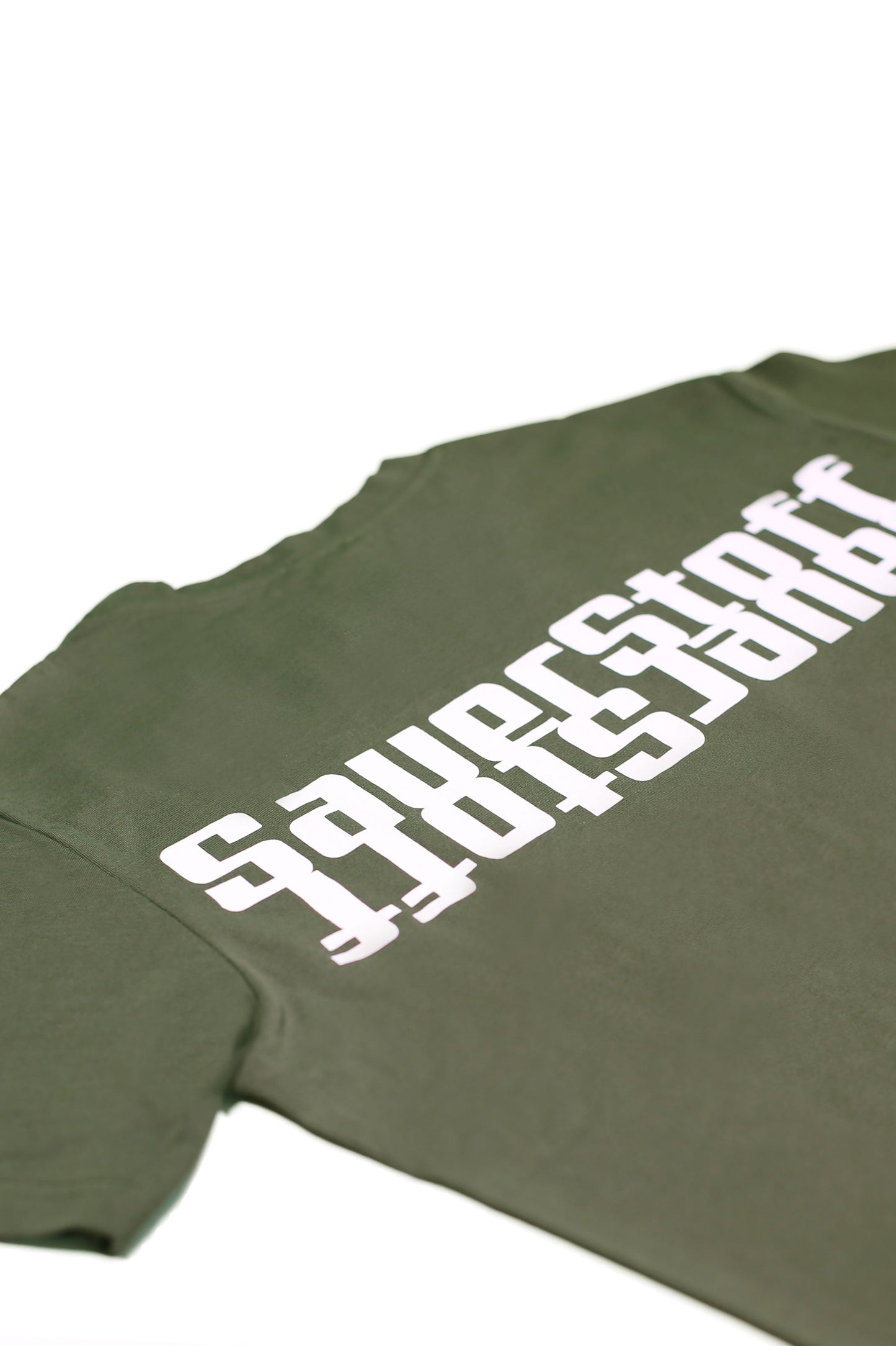 t shirt autunno inverno slim sauerstoff logo verde