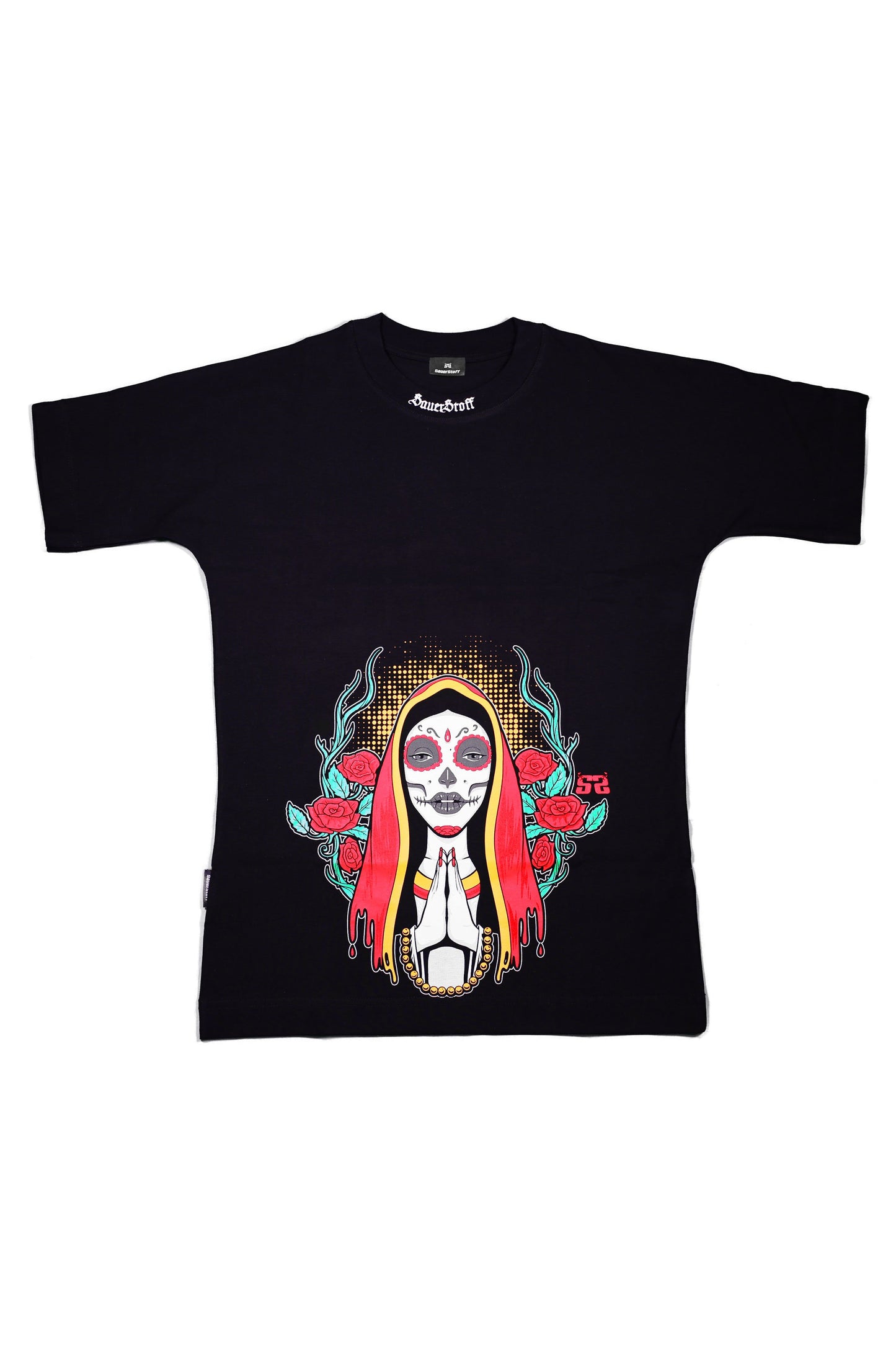 t shirt autunno inverno unita sauerstoff santa muerte packaging