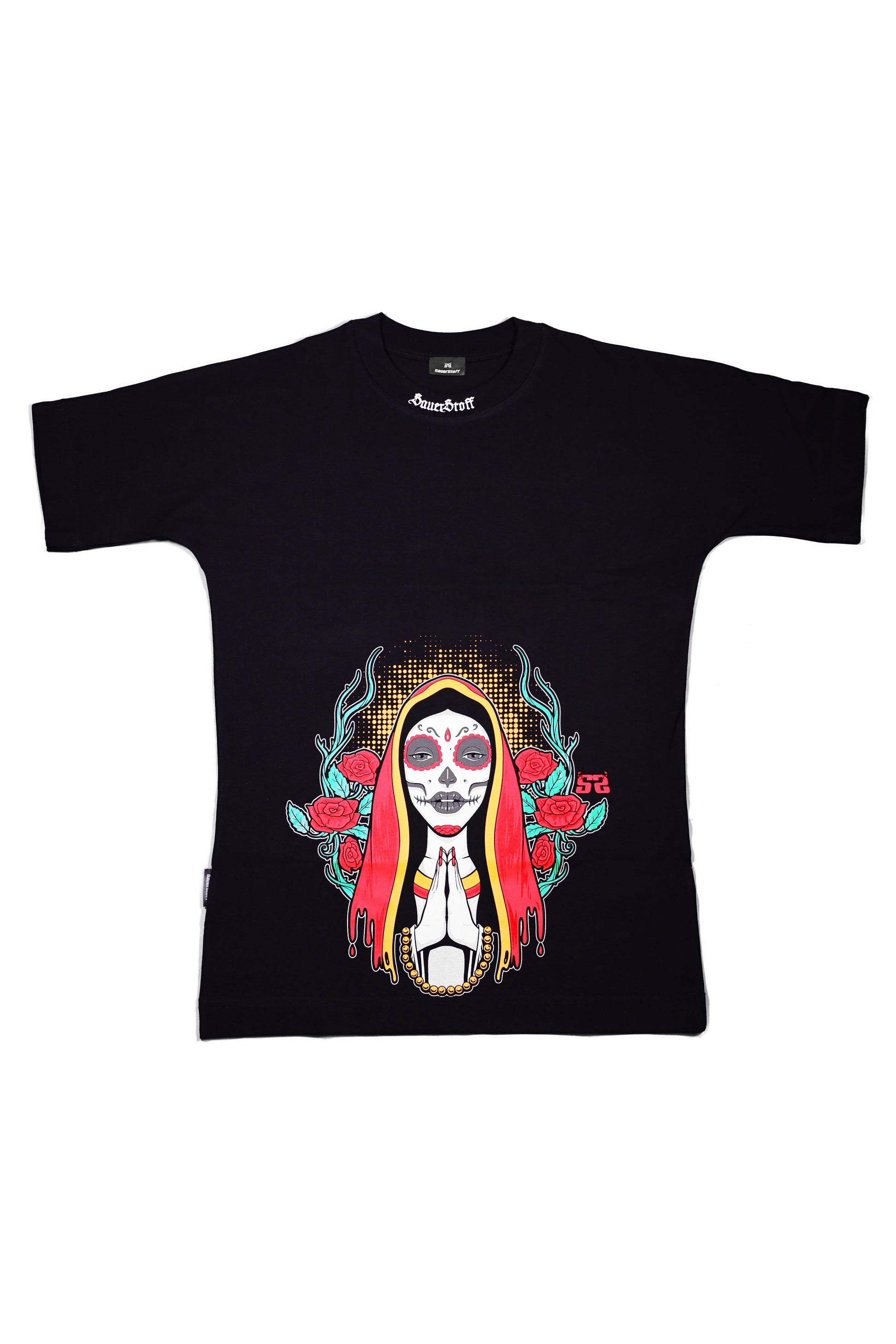 t shirt autunno inverno unita sauerstoff santa muerte