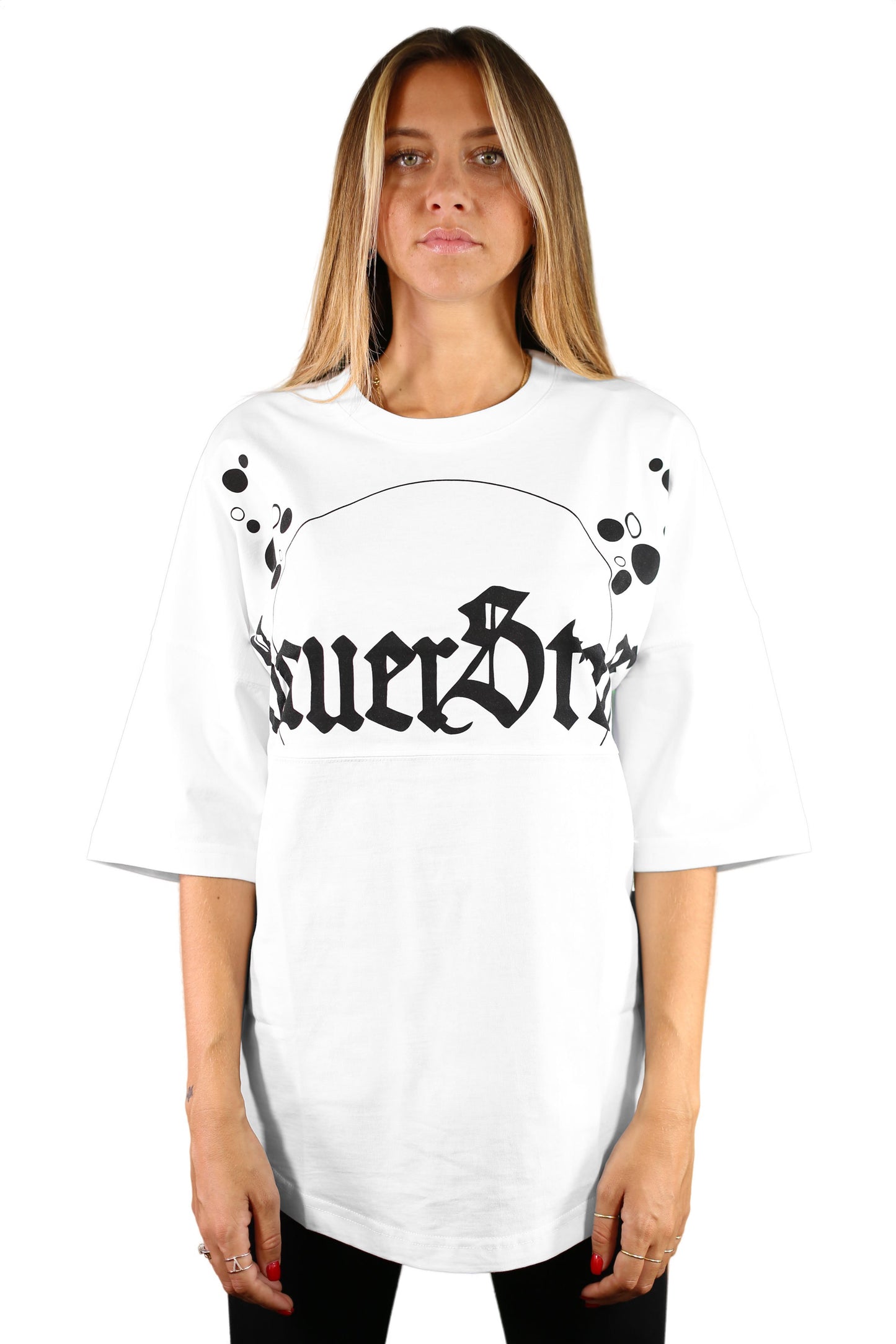 sauerstoff t shirt bianca e nera