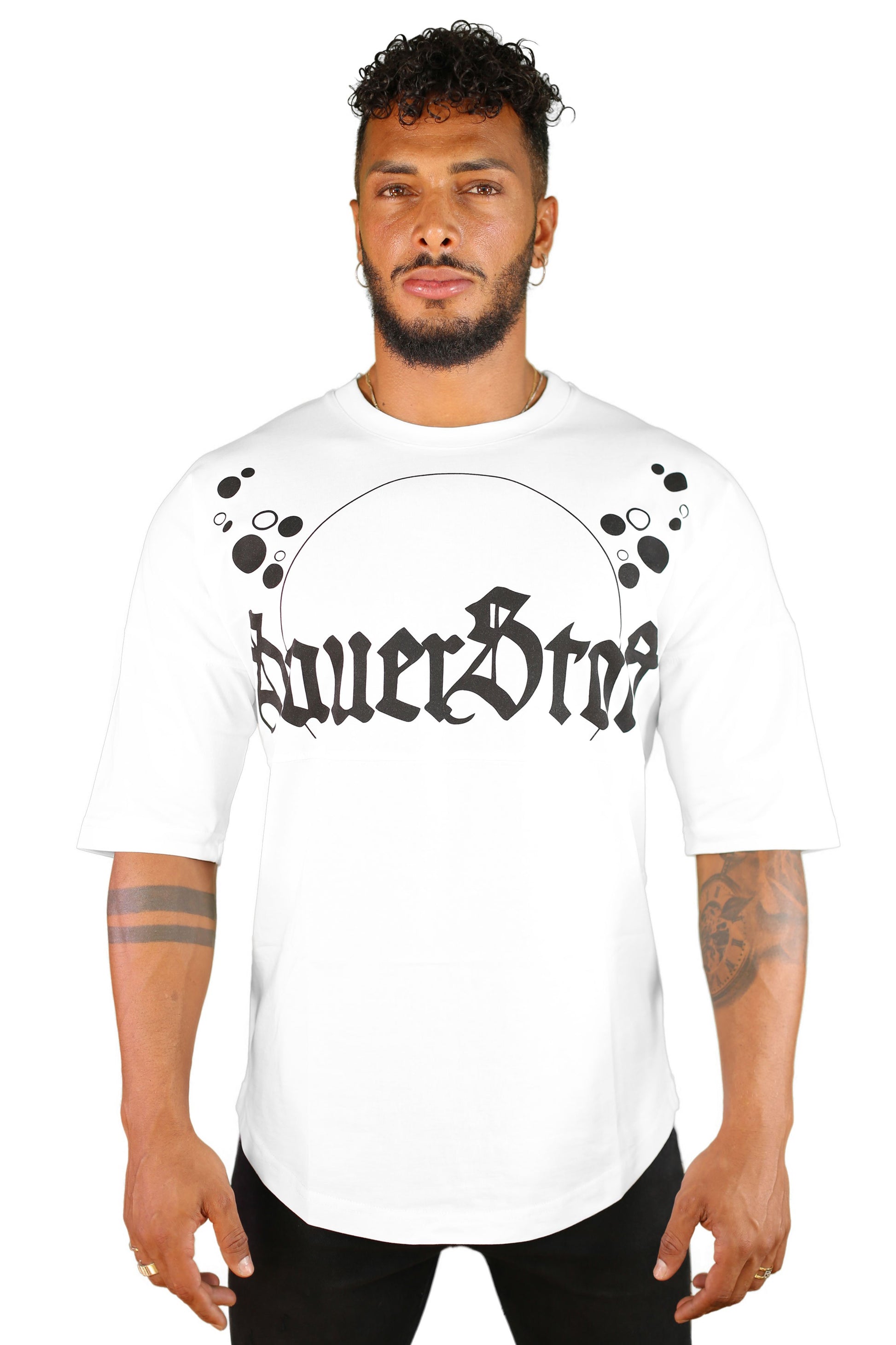 sauerstoff t shirt bianca e nera