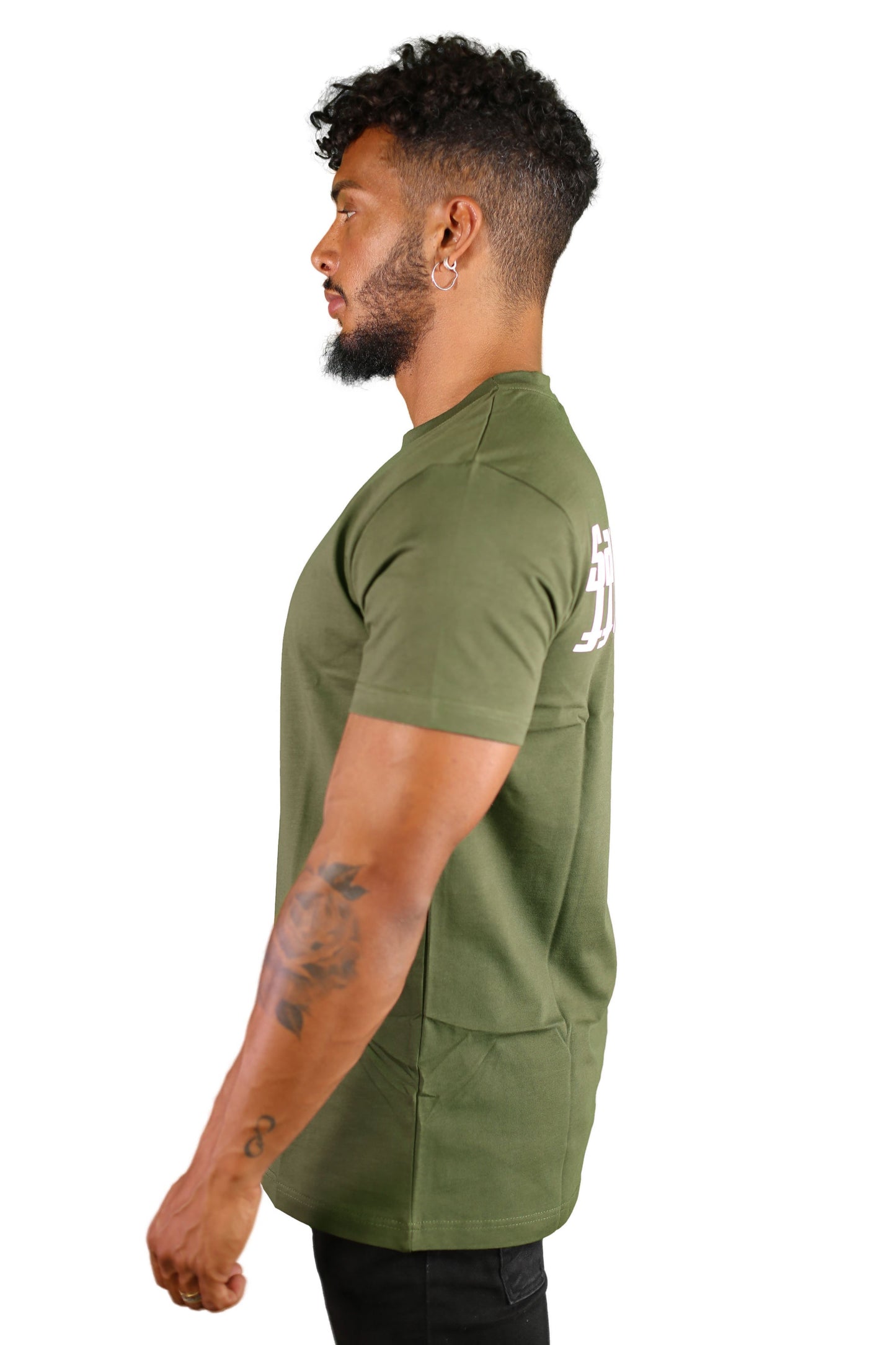 sauerstoff t shirt verde reverse lato