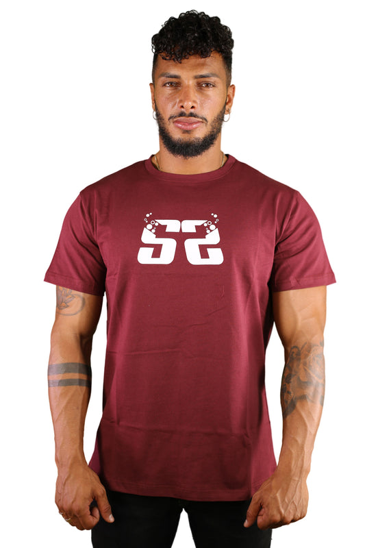 sauerstoff t shirt bordeaux reverse 