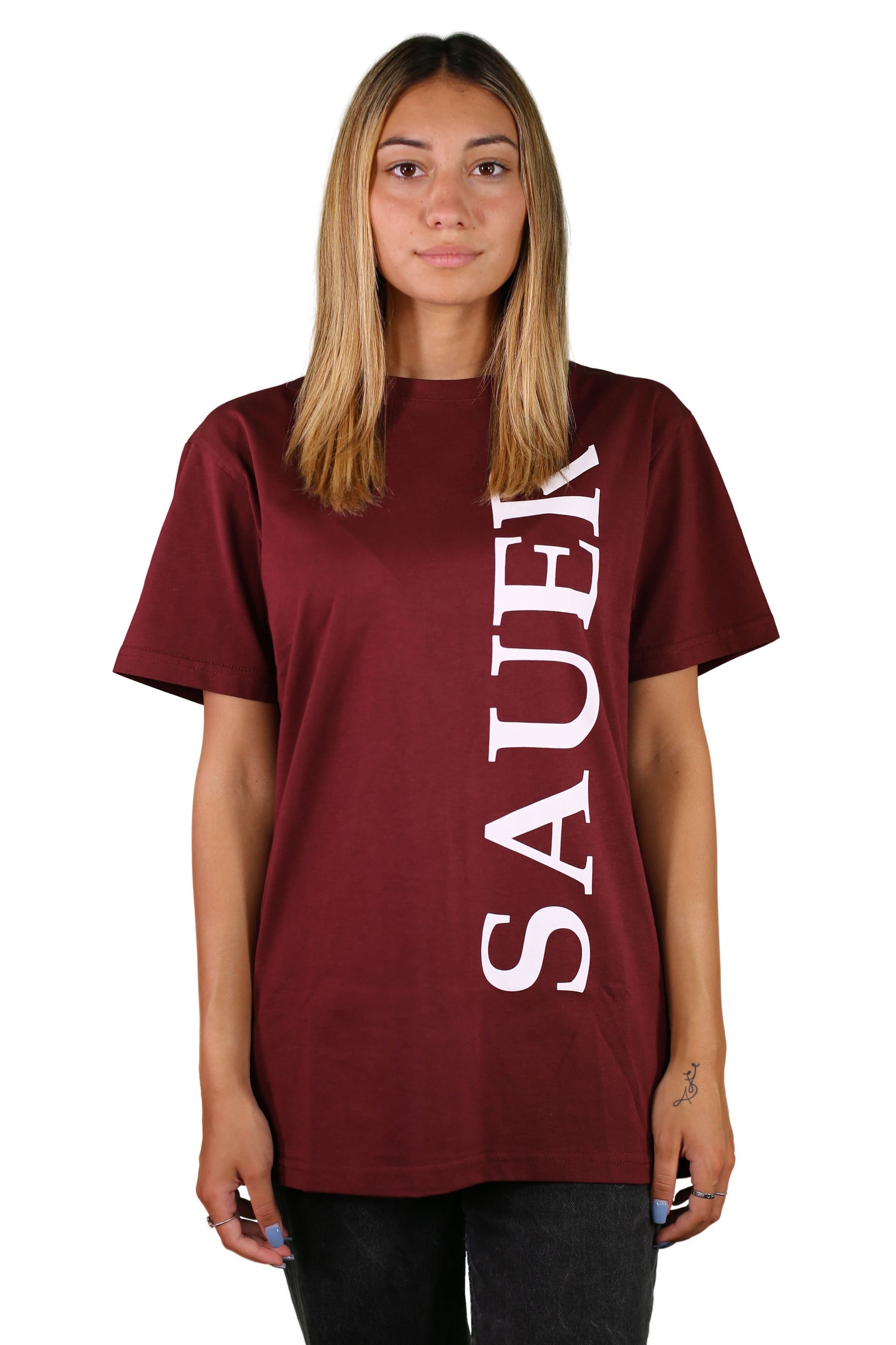 sauerstoff t shirt bordeaux time 