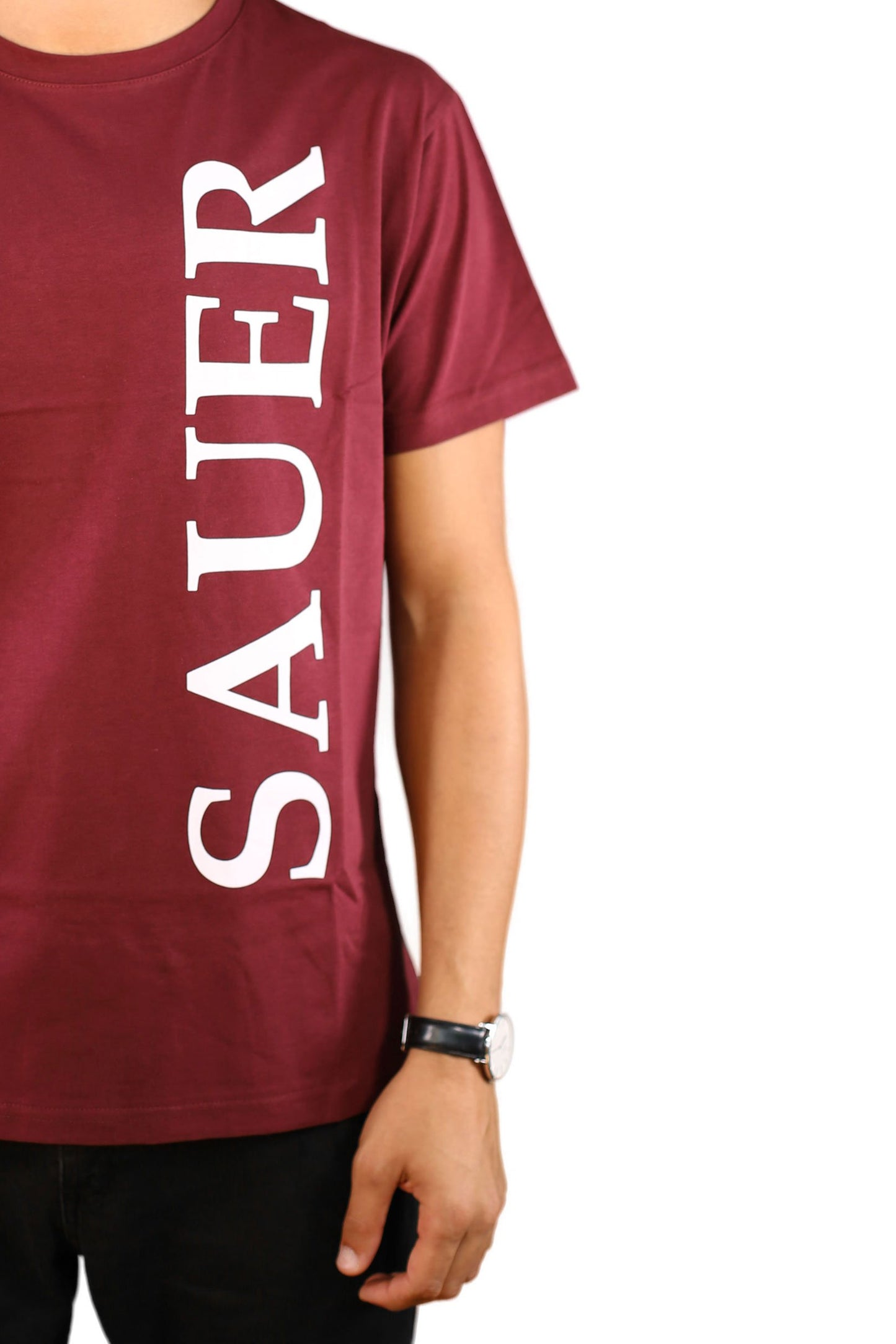 sauerstoff t shirt bordeaux time modello